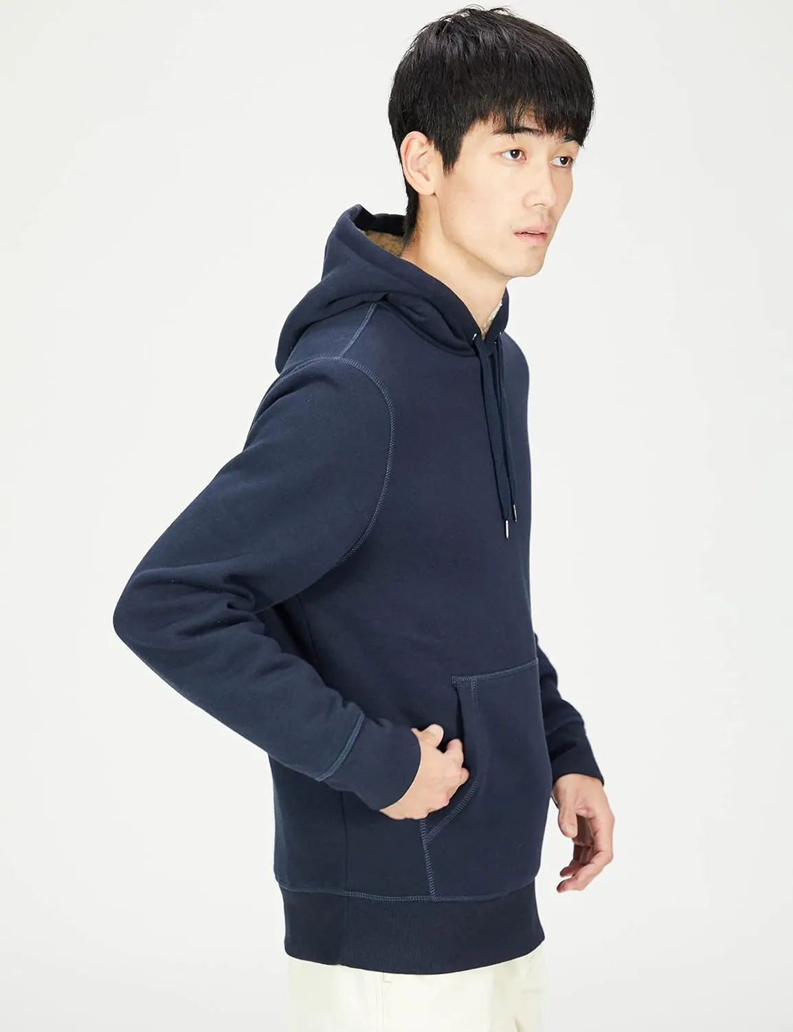 Amazon Essentials Men's Hoodies, Sherpa-Lined Pullover