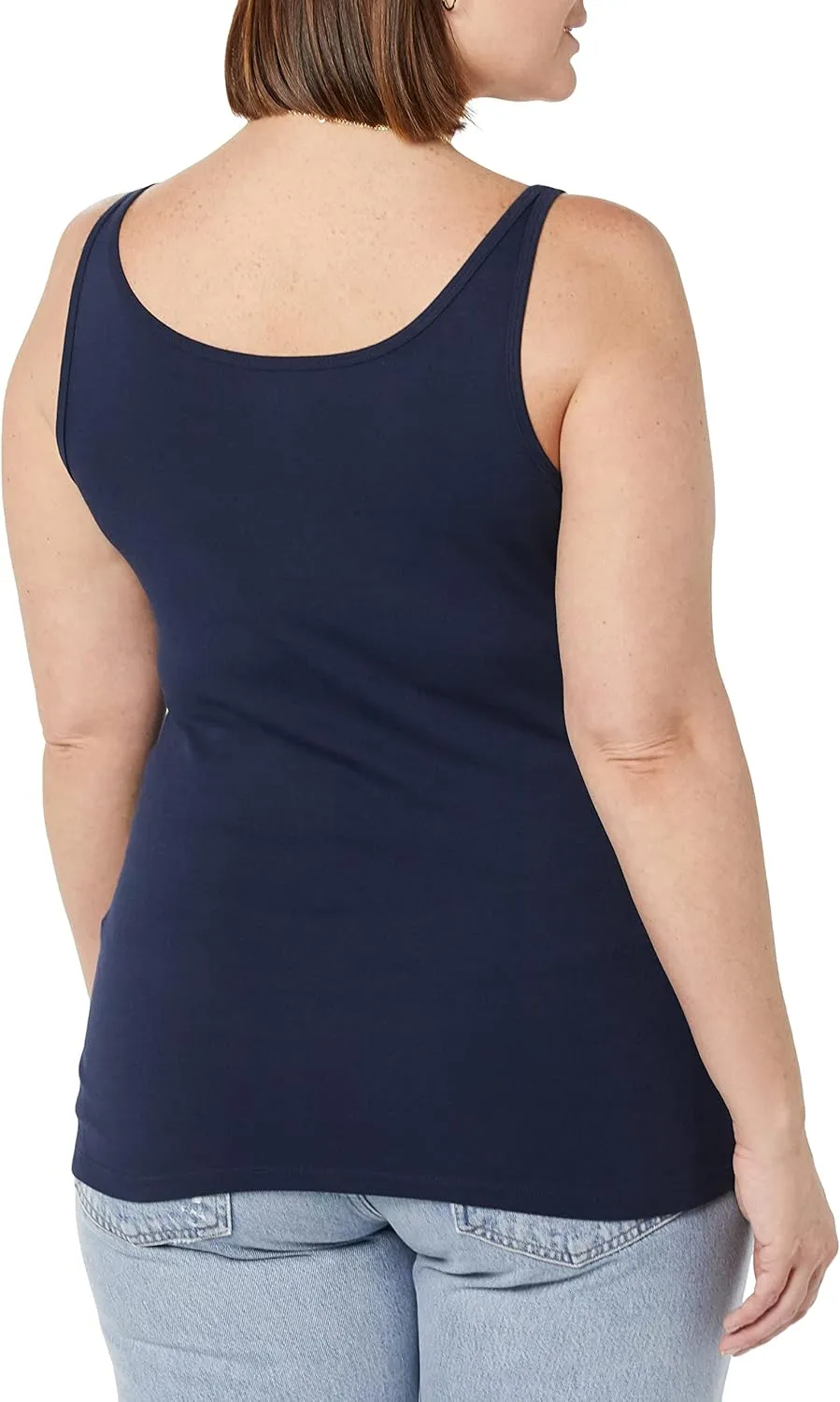 Amazon Essentials Women's Slim-Fit Thin Strap Tank Top, Pack of 2