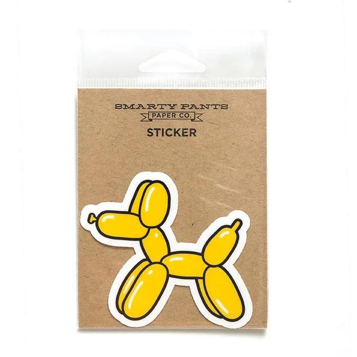Balloon Dog Sticker (Smarty Pants Paper)