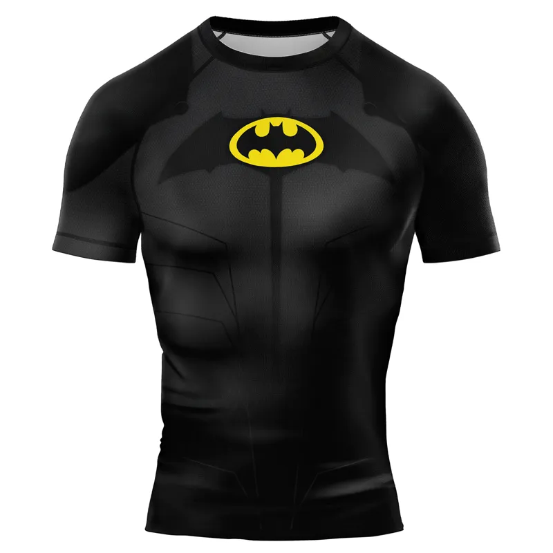 Bat-Signal Men's Short Sleeve Rash Guard