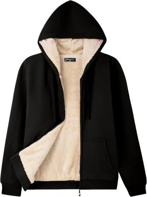 Bumeex Women' Sweatshirt,Sherpa-Lined Hoodie