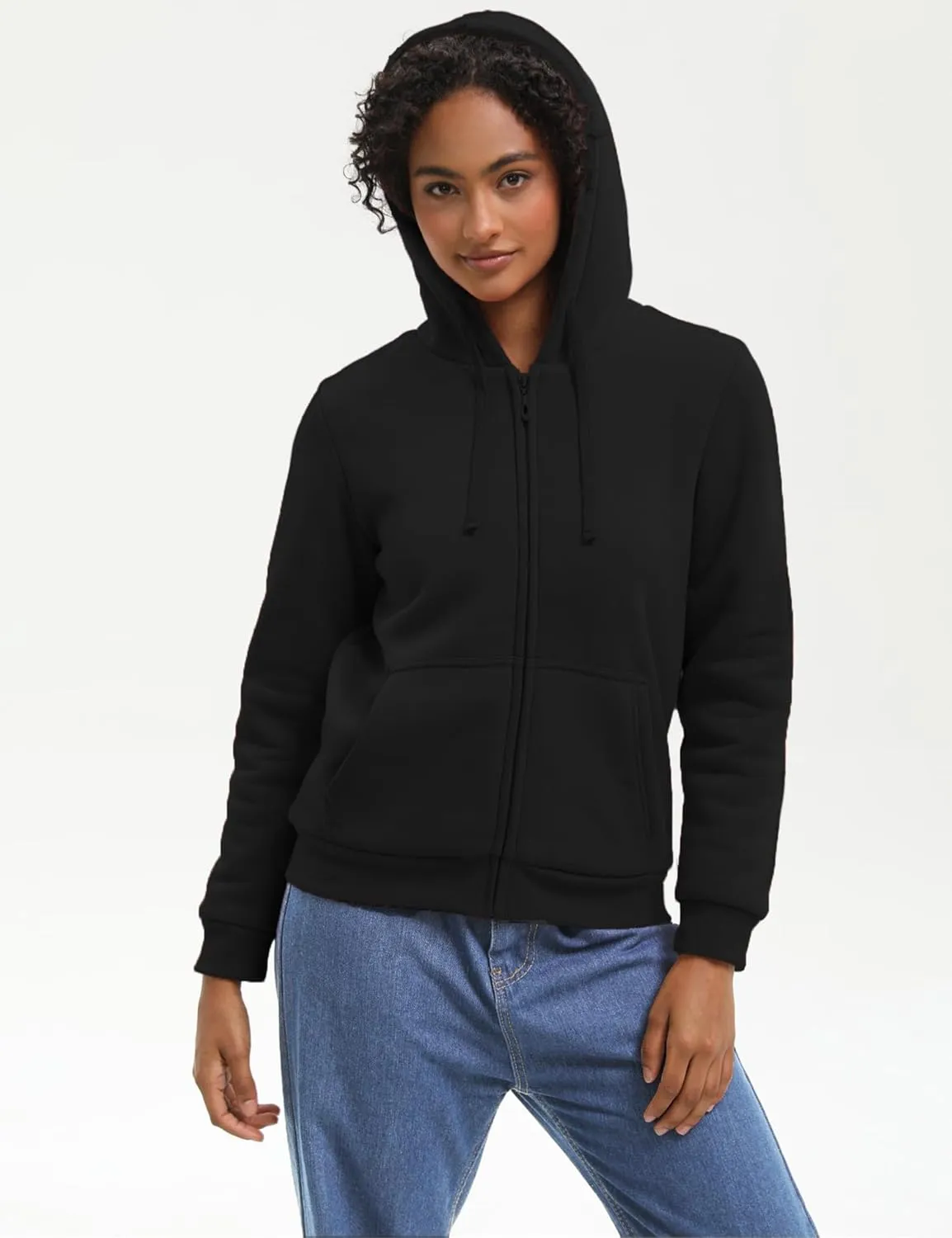 Bumeex Women' Sweatshirt,Sherpa-Lined Hoodie