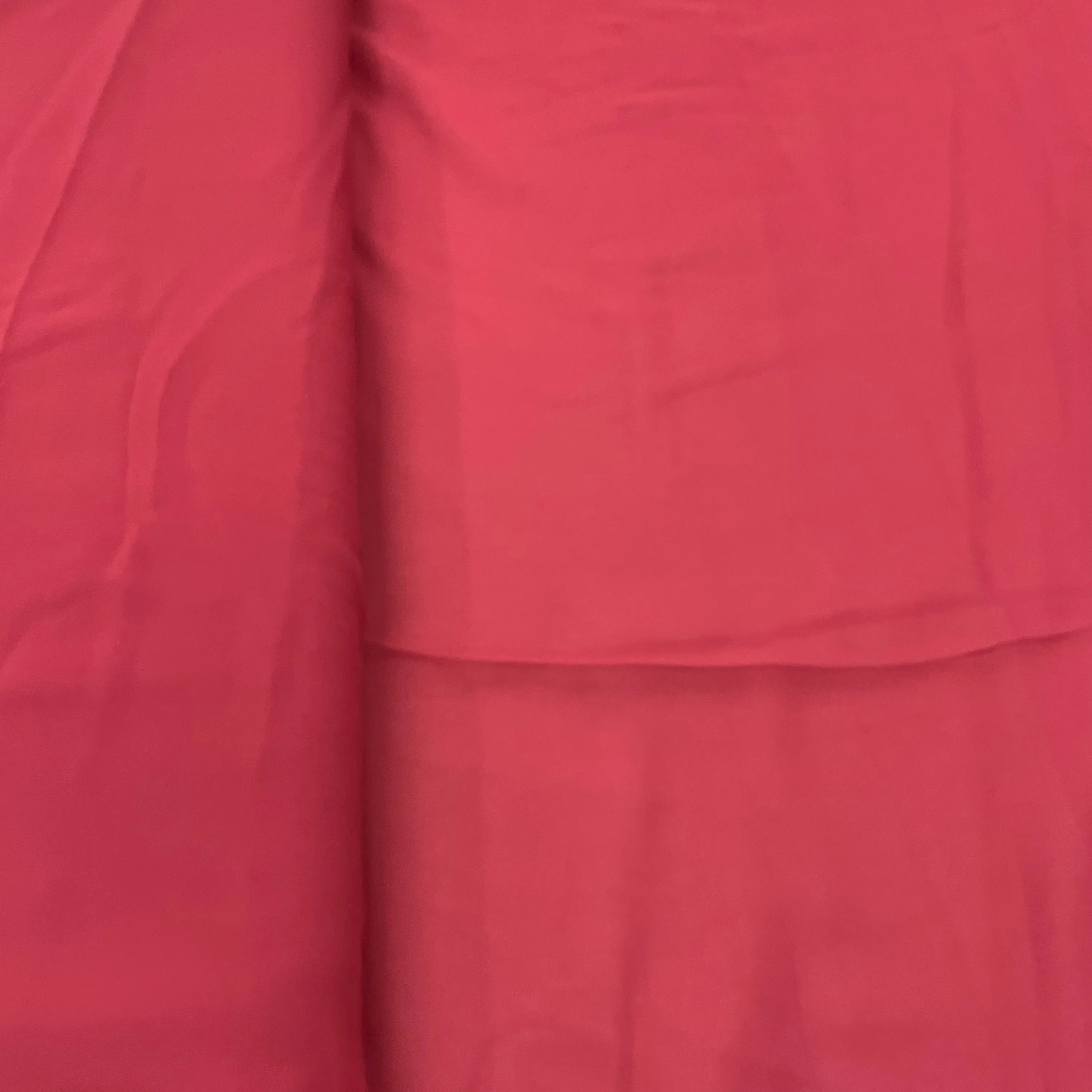 Burnt Brown Solid Georgette Fabric