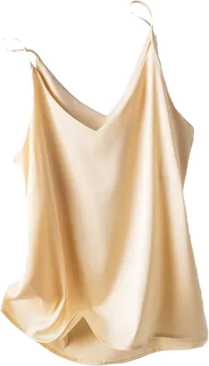 Camisole Tops for Women One-Shoulder Camisole V-Neck Short Inner Top