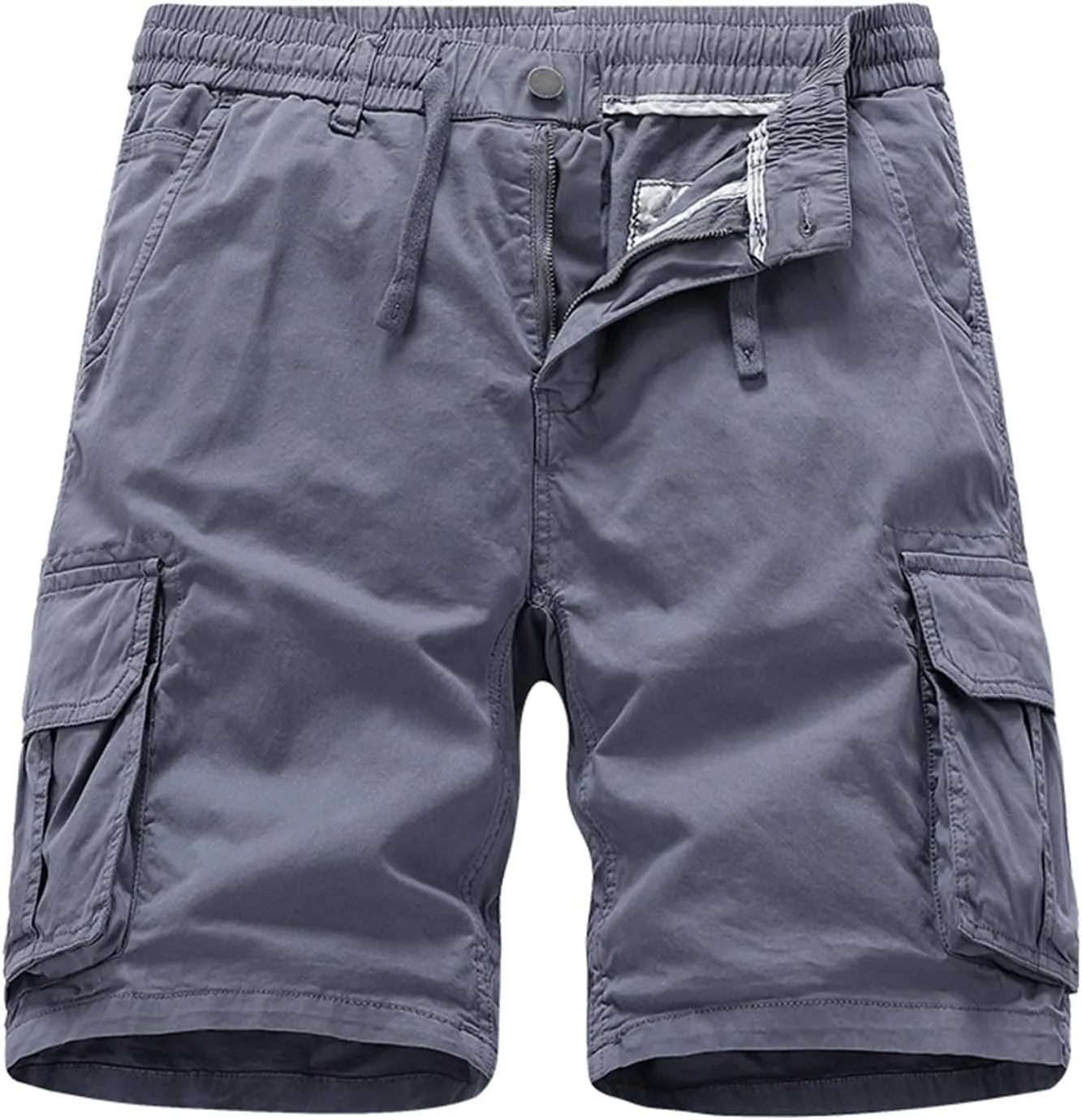 Camo Cargo Shorts for Men Classic Relaxed Fit Zippers Quick Dry Cargo Short Summer Multi-Pocket Golf Outdoor Pants