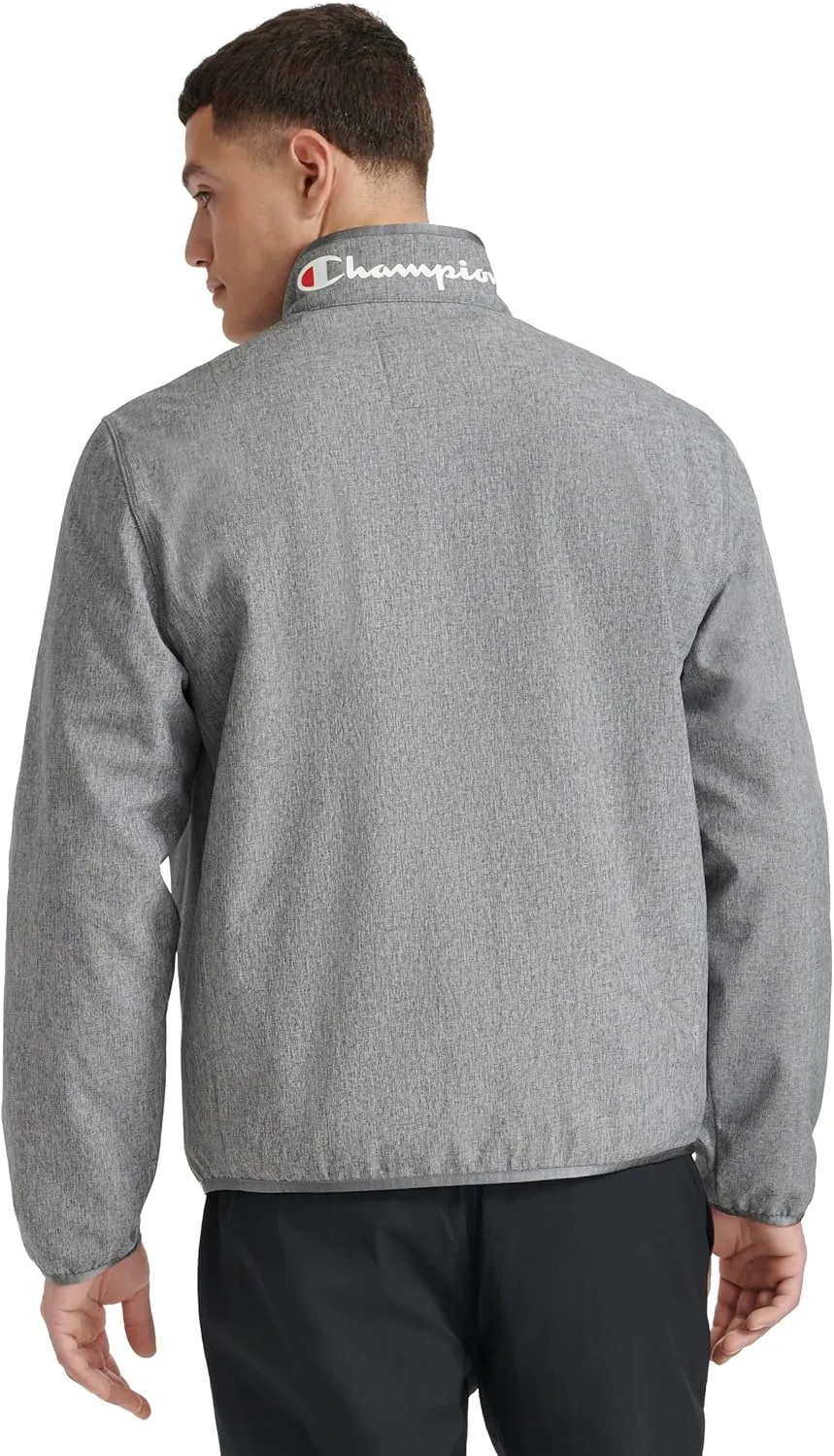 Champion Men's Lightweight Active Soft Shell Jacket with Stand Collar
