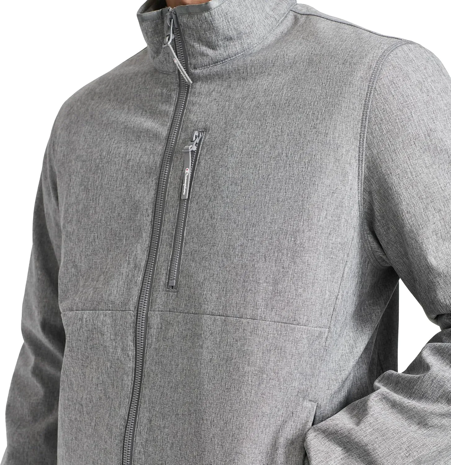 Champion Men's Lightweight Active Soft Shell Jacket with Stand Collar