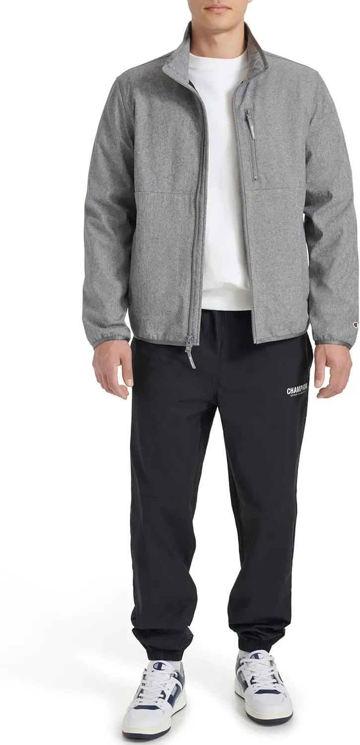 Champion Men's Lightweight Active Soft Shell Jacket with Stand Collar