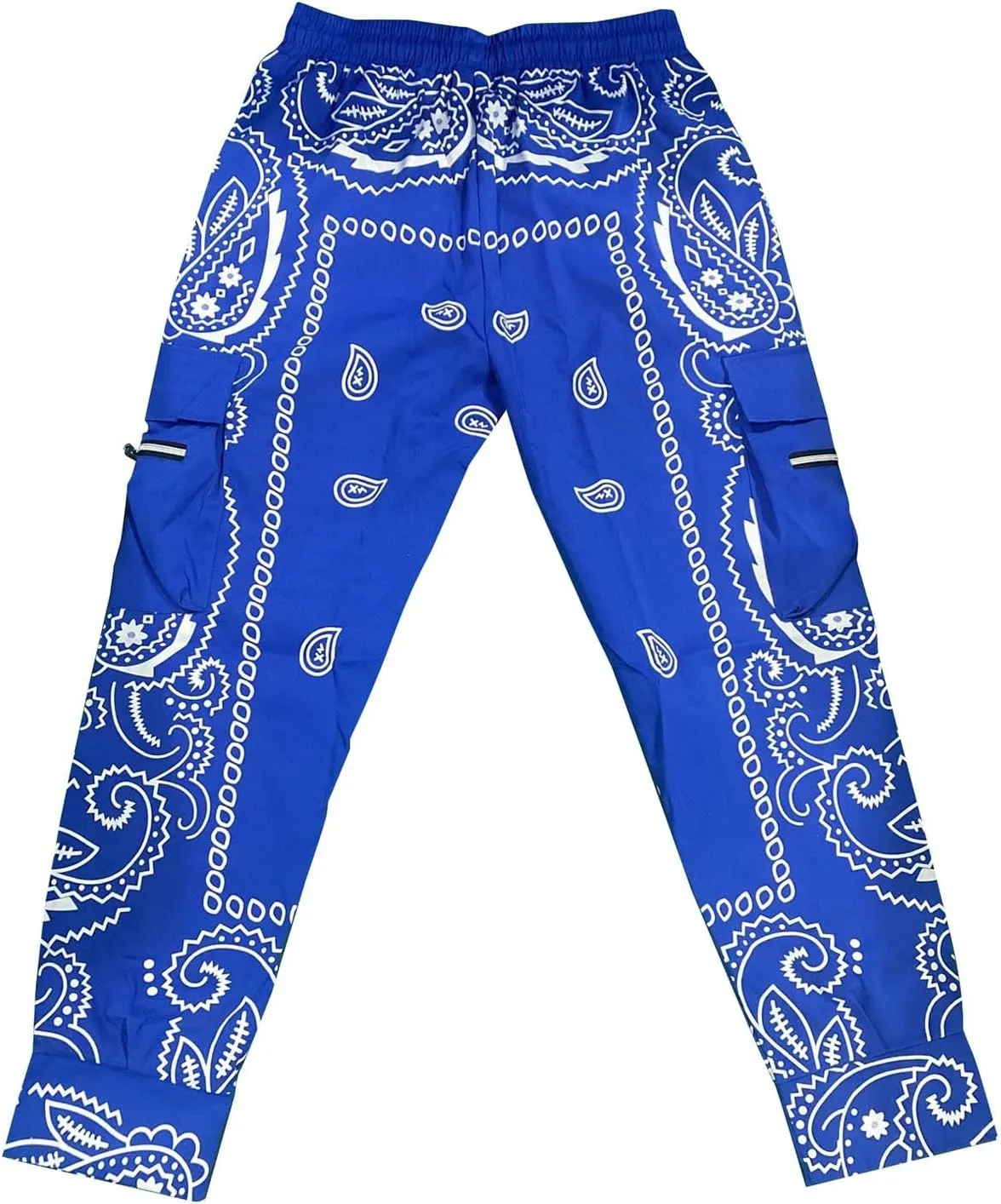 CRNTCEM Men's Casual Print Jogger Sweatpants Straight Leg Workout Running Cargo Pants Drawstring Cuffed Hippie Yoga Pants
