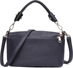 Crossbody Bag for Women, Vegan Leather Top Handle Handbags Small Shoulder Purse