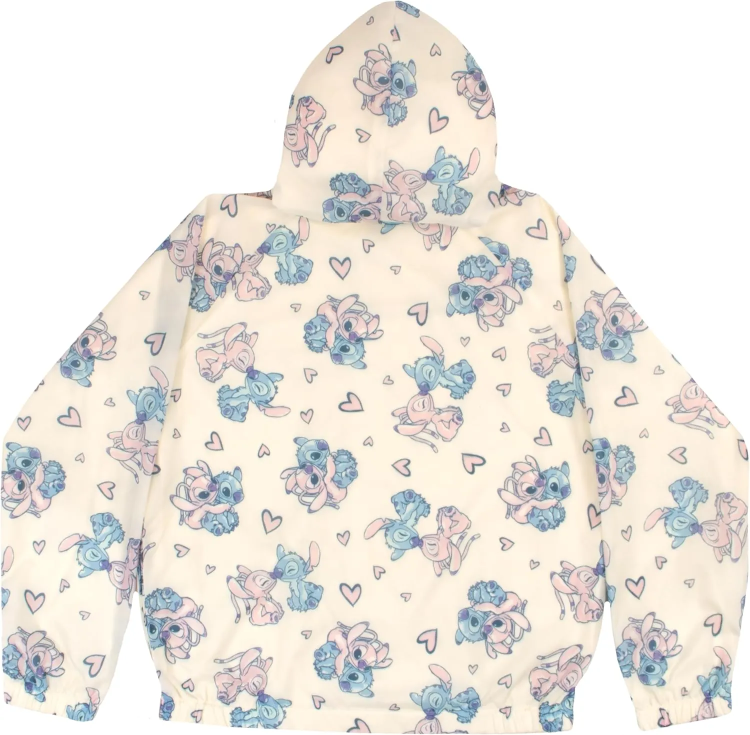 Disney Princess, Lilo and Stitch Windbreaker Jacket Kids Rain Jacket for Big and Little Kids Lightweight Girls Rain Jacket