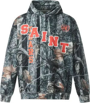 DONCARE Saint Tears Camouflage Vintage Full Patterm Print Hoodie Oversized Casual Daily Match Sweatshirts