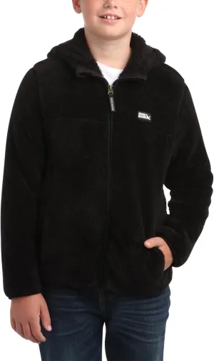 Eddie Bauer Kids' Zip Up - Kids' Full Zip Ultra Soft Sherpa Fleece Hoodie Sweatshirt for Boys and Girls (5-20)