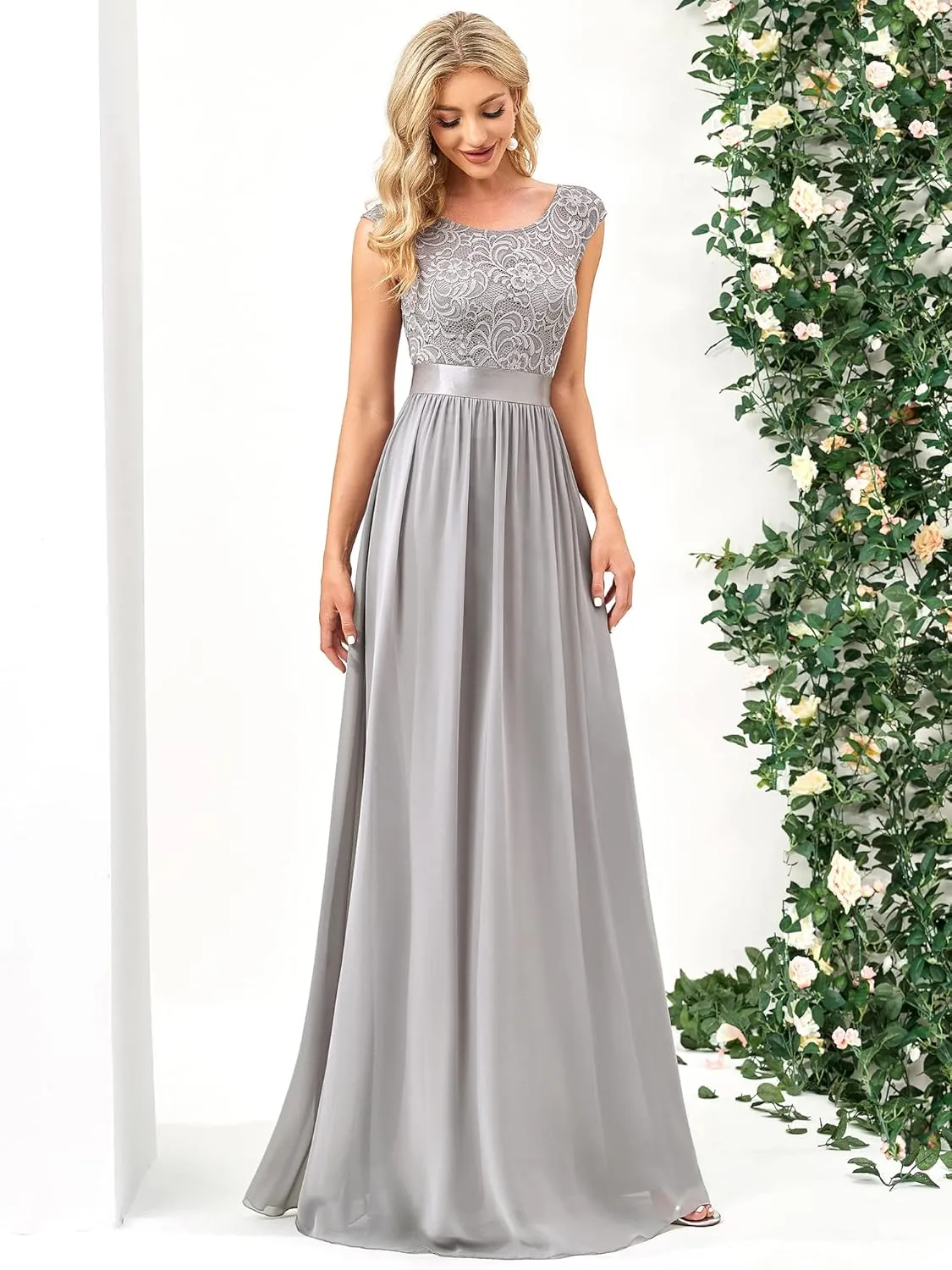 Ever-Pretty Women's Women's Ruched Empire Wasit Bridesmaid Dresses 0646