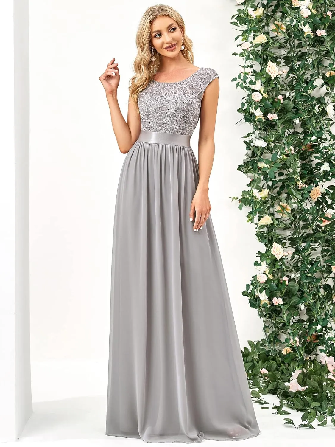 Ever-Pretty Women's Women's Ruched Empire Wasit Bridesmaid Dresses 0646