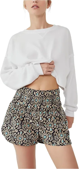 Free People The Way Home Shorts Printed