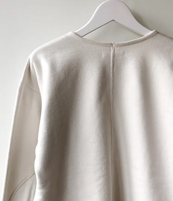FUMIKA_UCHIDA/Defatted Fleece SWEAT PULLOVER(SOY)