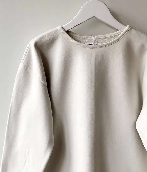FUMIKA_UCHIDA/Defatted Fleece SWEAT PULLOVER(SOY)