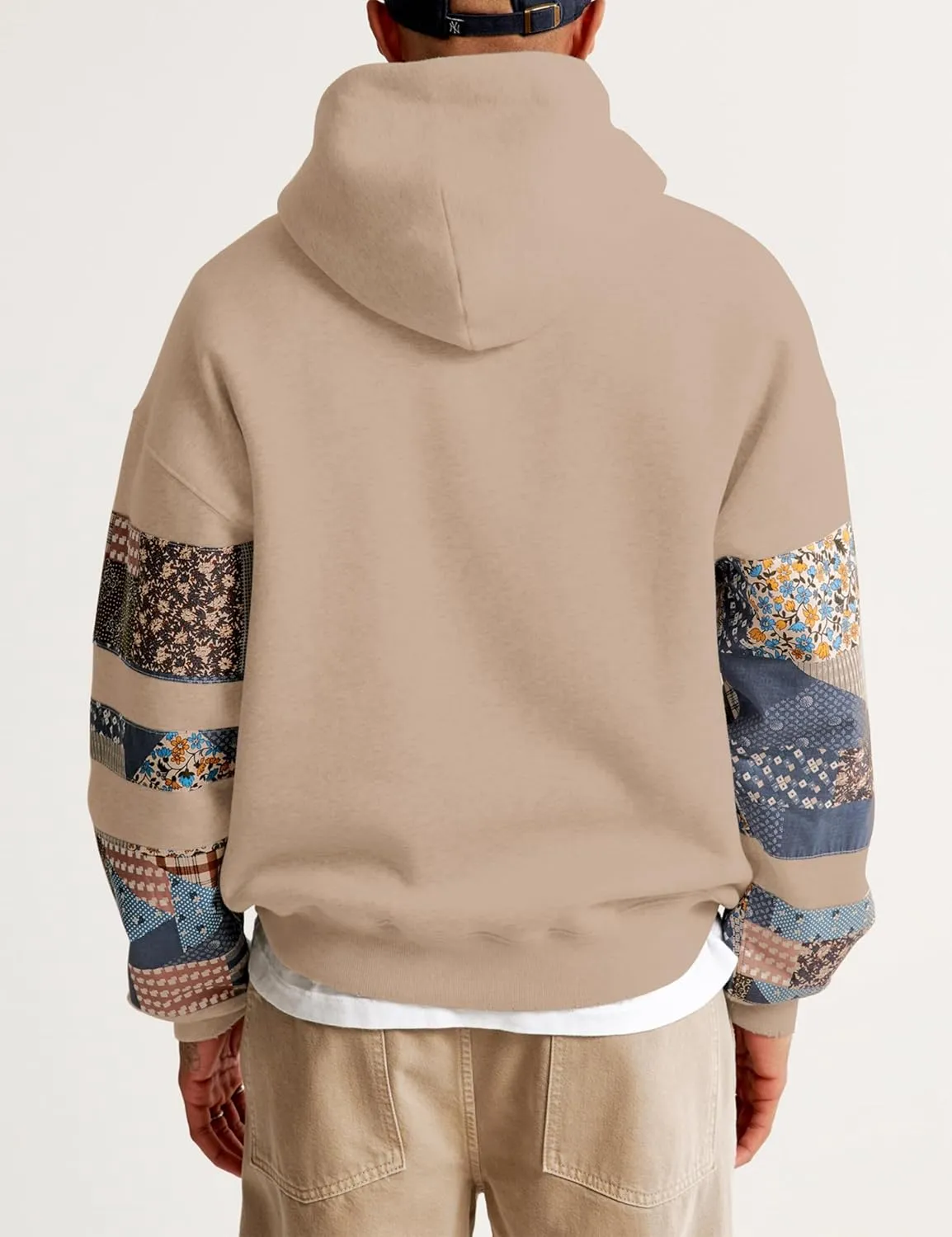 Graphic Hoodies for Women Oversized Floral Print Fleece Hooded Sweatshirts Long Sleeve Y2k Boyfriend Pullover Tops