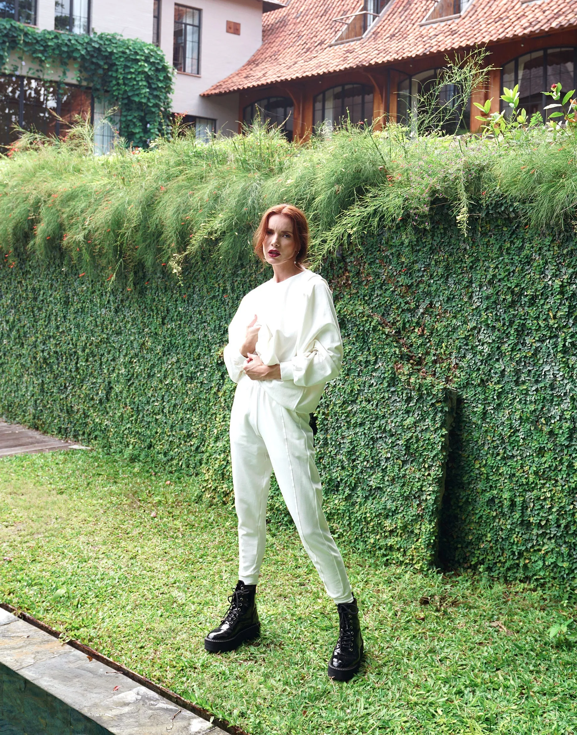 HALEY Bamboo Fleece Sweaters, in Off White by BrunnaCo
