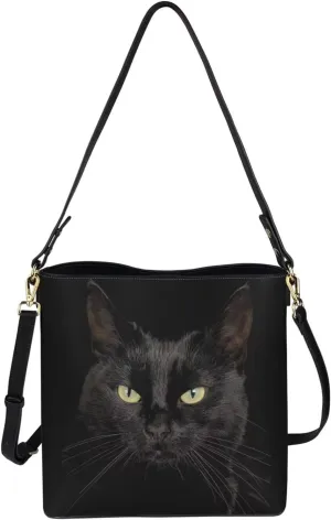 Handbags for Women Large Capacity Hobo Bags Leather Bucket Top-handle Purse