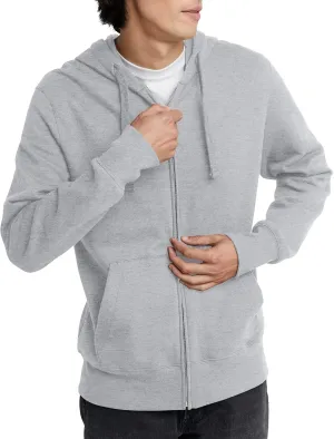 Hanes Men's Originals Full-Zip Hoodie, Heavyweight Fleece Sweatshirt, Zip-Up Hoodie