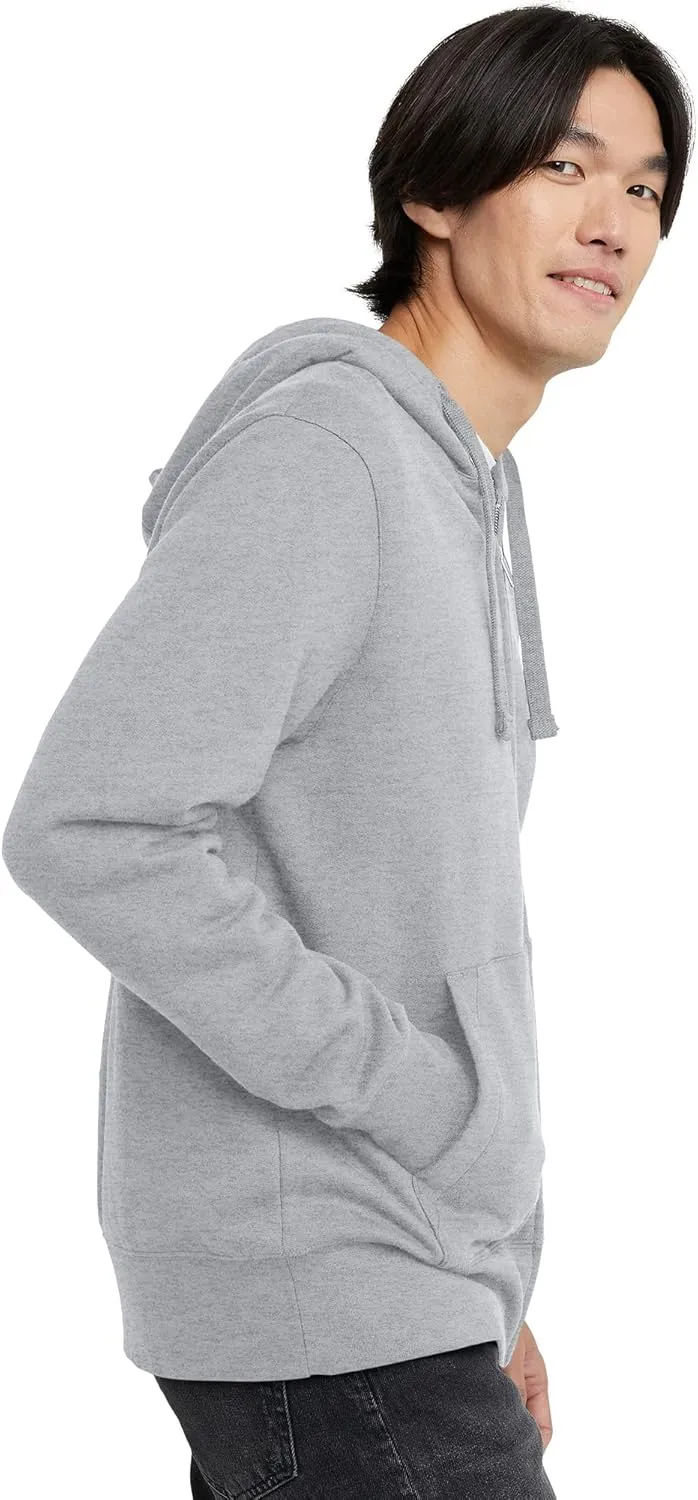 Hanes Men's Originals Full-Zip Hoodie, Heavyweight Fleece Sweatshirt, Zip-Up Hoodie