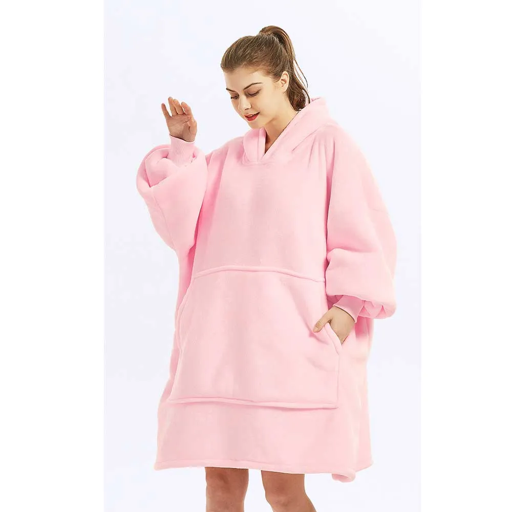 Hoodies Blankets Hooded Lazy Blanket Sweater Cold Protection in Autumn and Winter Thermal Pajamas