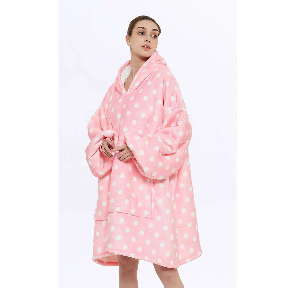 Hoodies Blankets Hooded Lazy Blanket Sweater Cold Protection in Autumn and Winter Thermal Pajamas