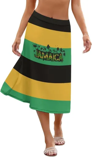 Jamaica Women's Sling Dress for Womens Summer Autumn Winter Creativity Top