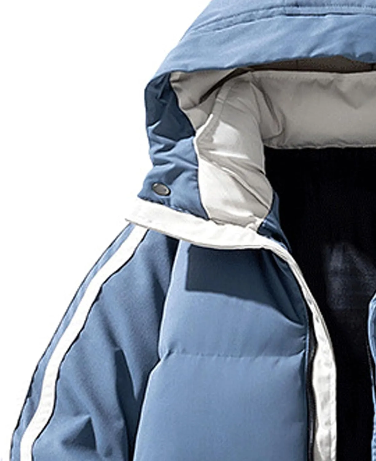 JEShifangjiusu Men's Puffer Jacket Waterproof Winter Parka Jacket Warm Thicken Ski Coat Thicken Padded Cotton Coat with Hood