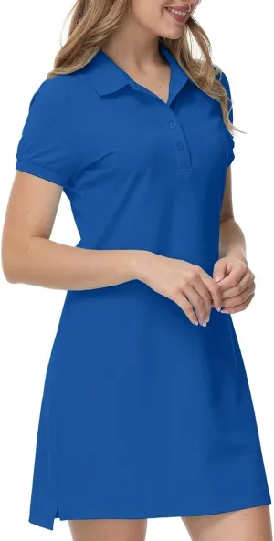 JINSHI Women T Shirt Dress Hiking/Tennis/Golf/Leisure Comfortable and Soft Athletic Dress for Women