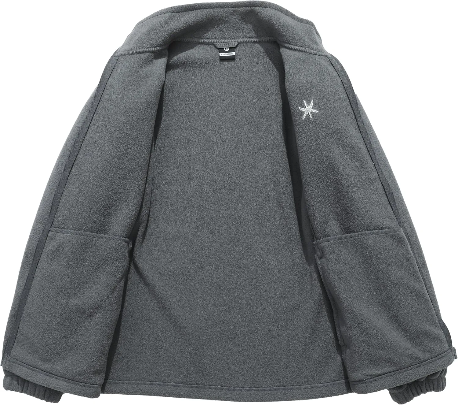 KAIDER Women's Plus Size Polar Fleece Jacket Lightweight Full Zip Soft Polar Classic Outdoor Recreation Jacket