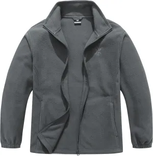 KAIDER Women's Plus Size Polar Fleece Jacket Lightweight Full Zip Soft Polar Classic Outdoor Recreation Jacket