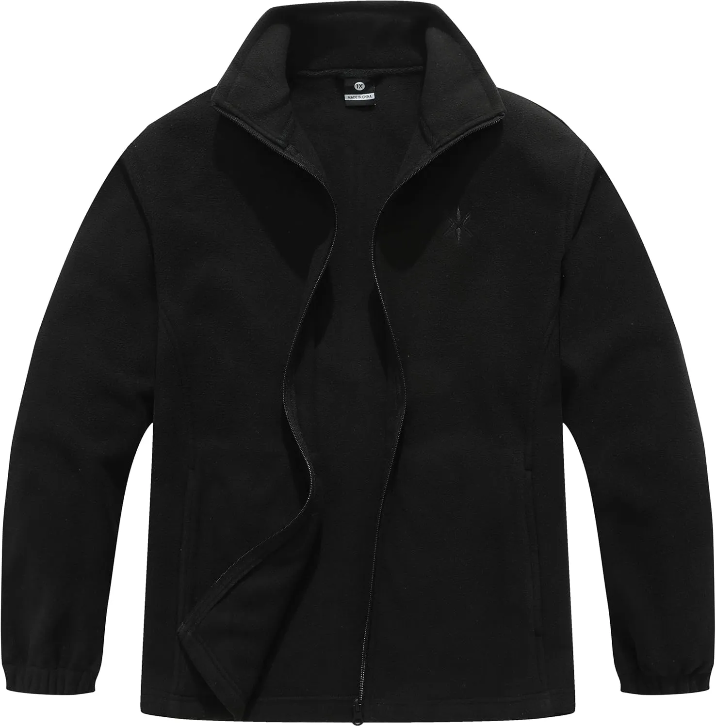 KAIDER Women's Plus Size Polar Fleece Jacket Lightweight Full Zip Soft Polar Classic Outdoor Recreation Jacket