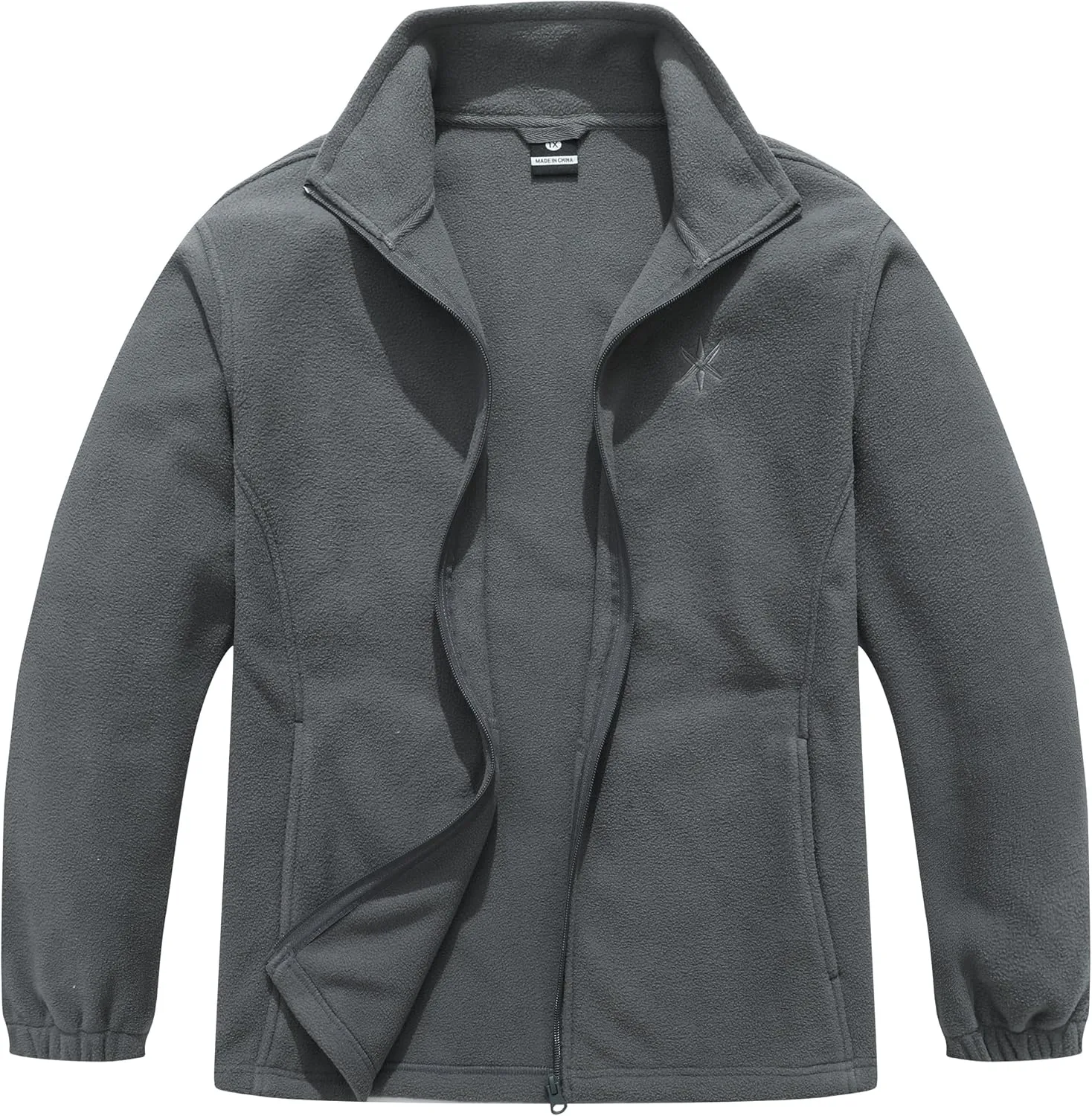 KAIDER Women's Plus Size Polar Fleece Jacket Lightweight Full Zip Soft Polar Classic Outdoor Recreation Jacket