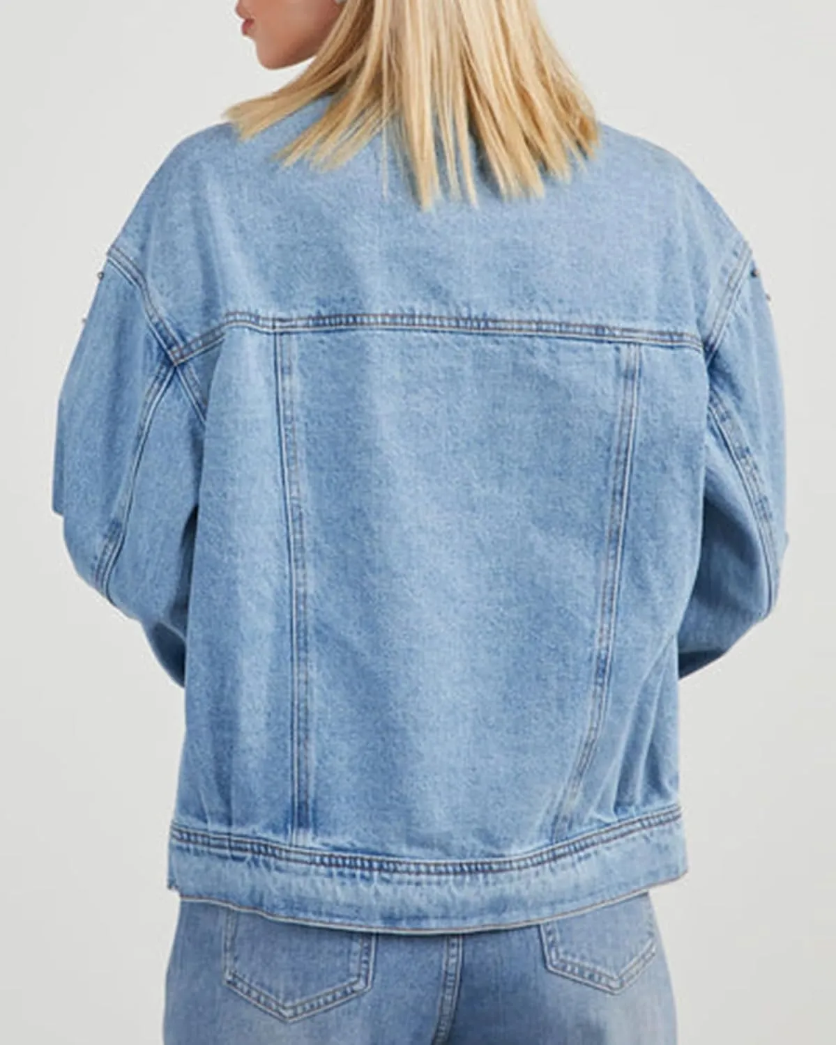 Kedera Jean Jacket Women Trendy 2025 Embellished Button Down Vintage Western Trucker Jacket Spring Coat Outfits