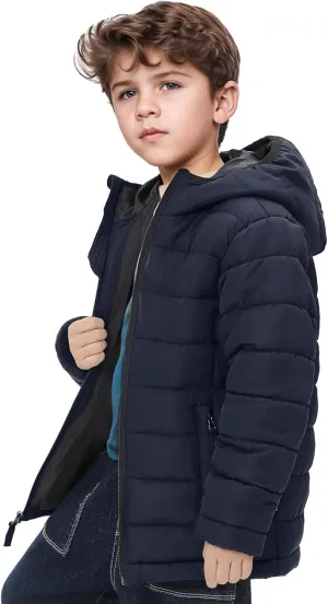 Kids Winter Coat - Lightweight Packable Puffer Jacket for Boys and Girls, 2T-18 Years, Machine Washable