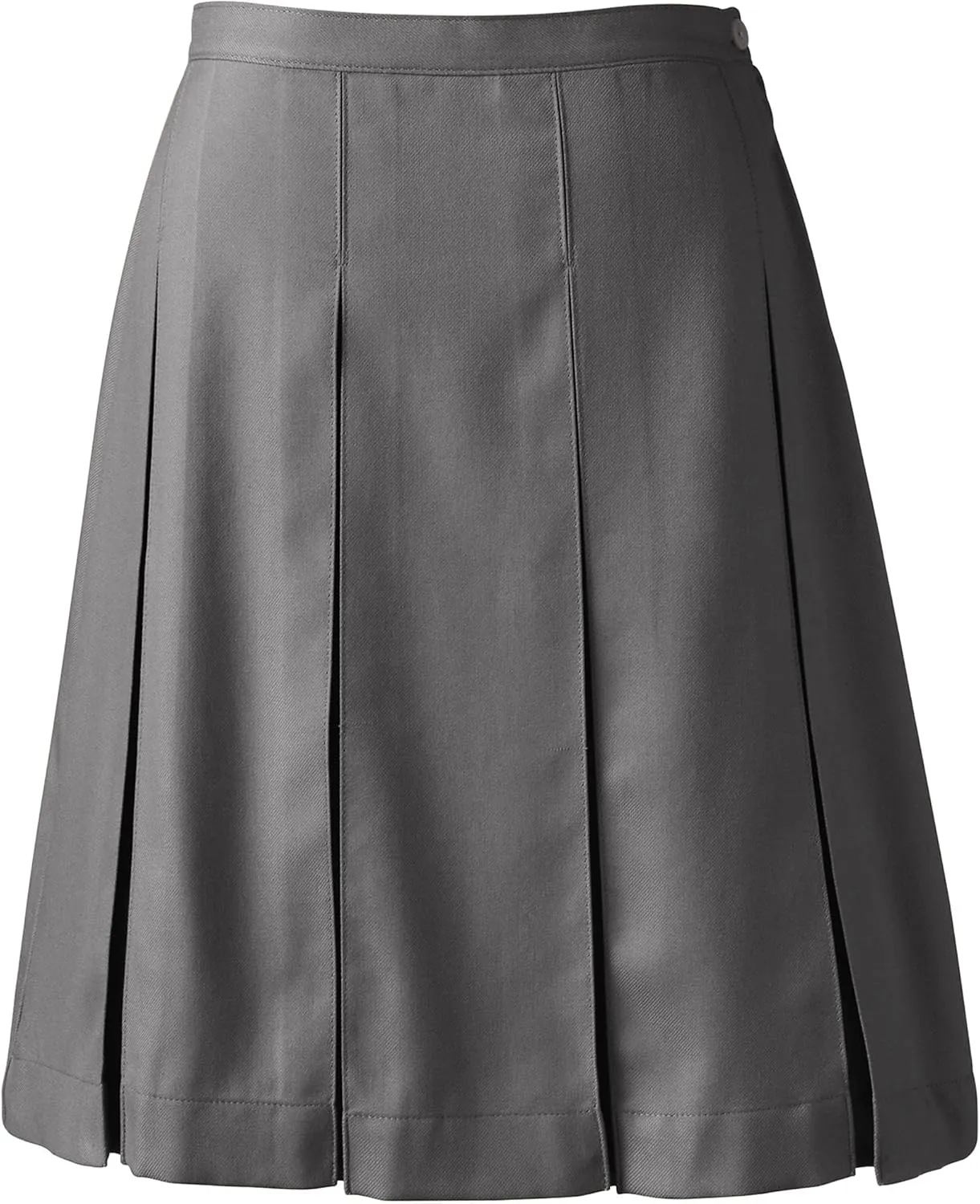 Lands' End School Uniform Women's Solid Box Pleat Skirt Top of Knee