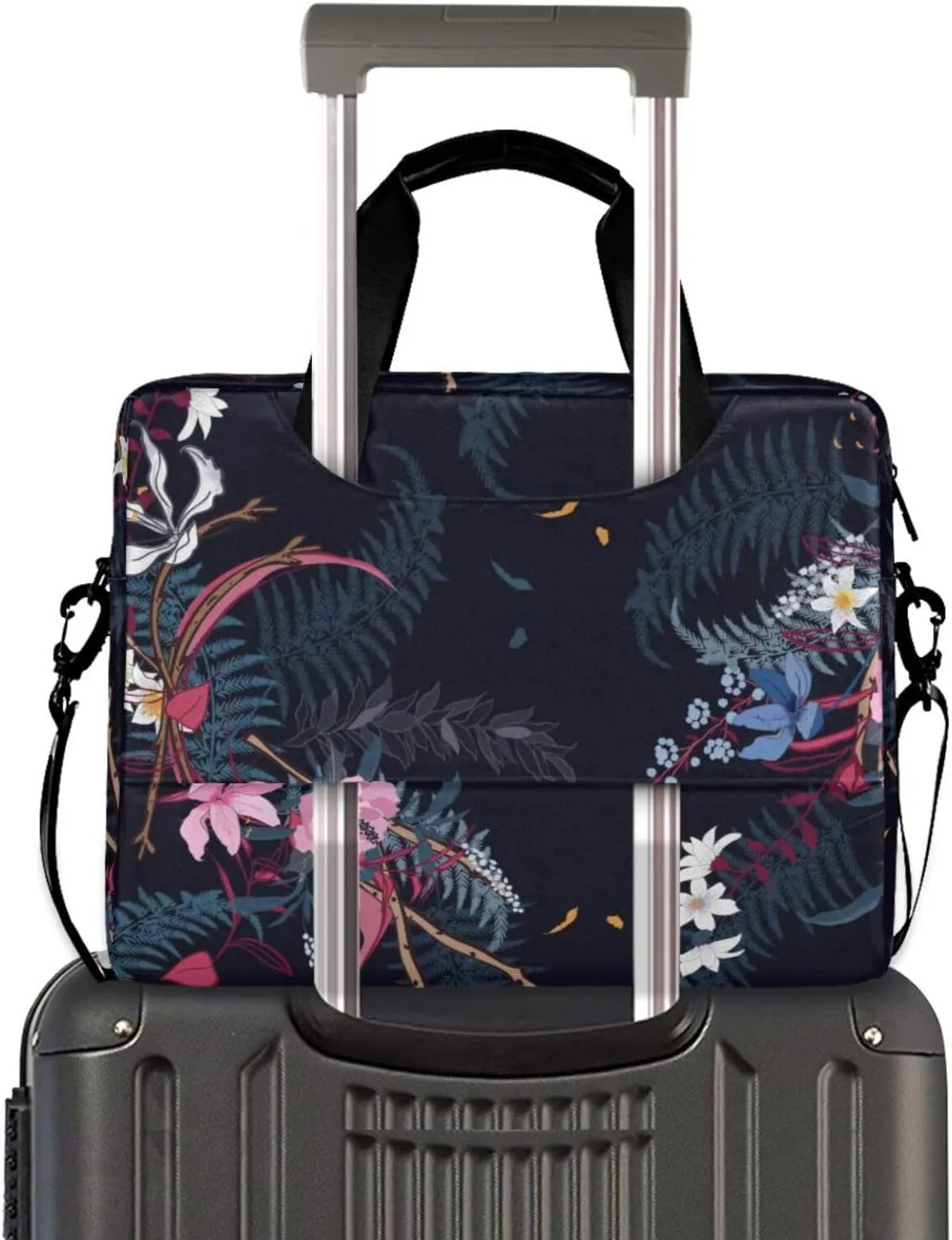Laptop Computer Tote Bag Briefcase Crossbody Shoulder Strap Top Handle Men Women