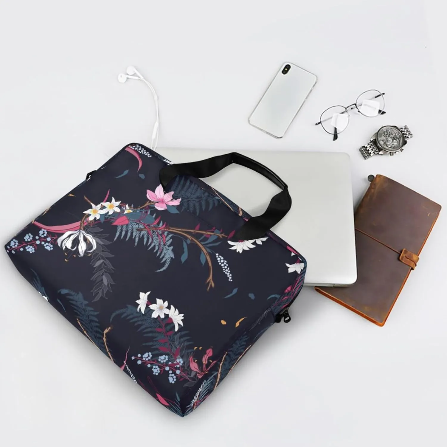 Laptop Computer Tote Bag Briefcase Crossbody Shoulder Strap Top Handle Men Women