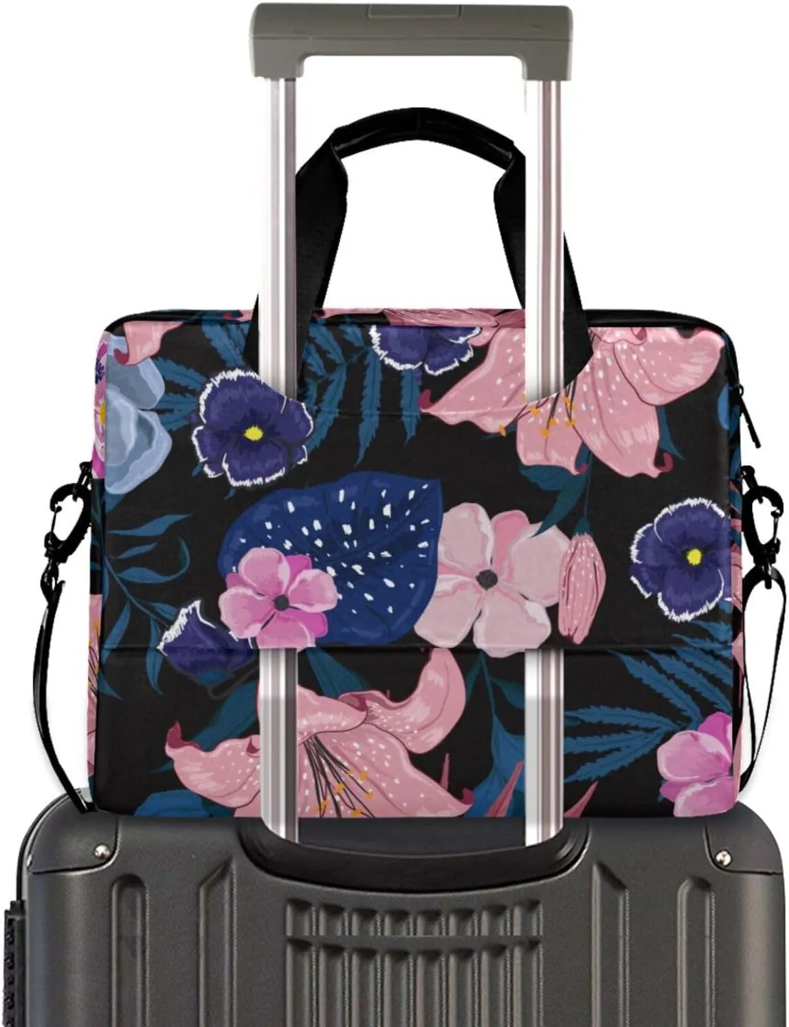 Laptop Computer Tote Bag Briefcase Crossbody Shoulder Strap Top Handle Men Women