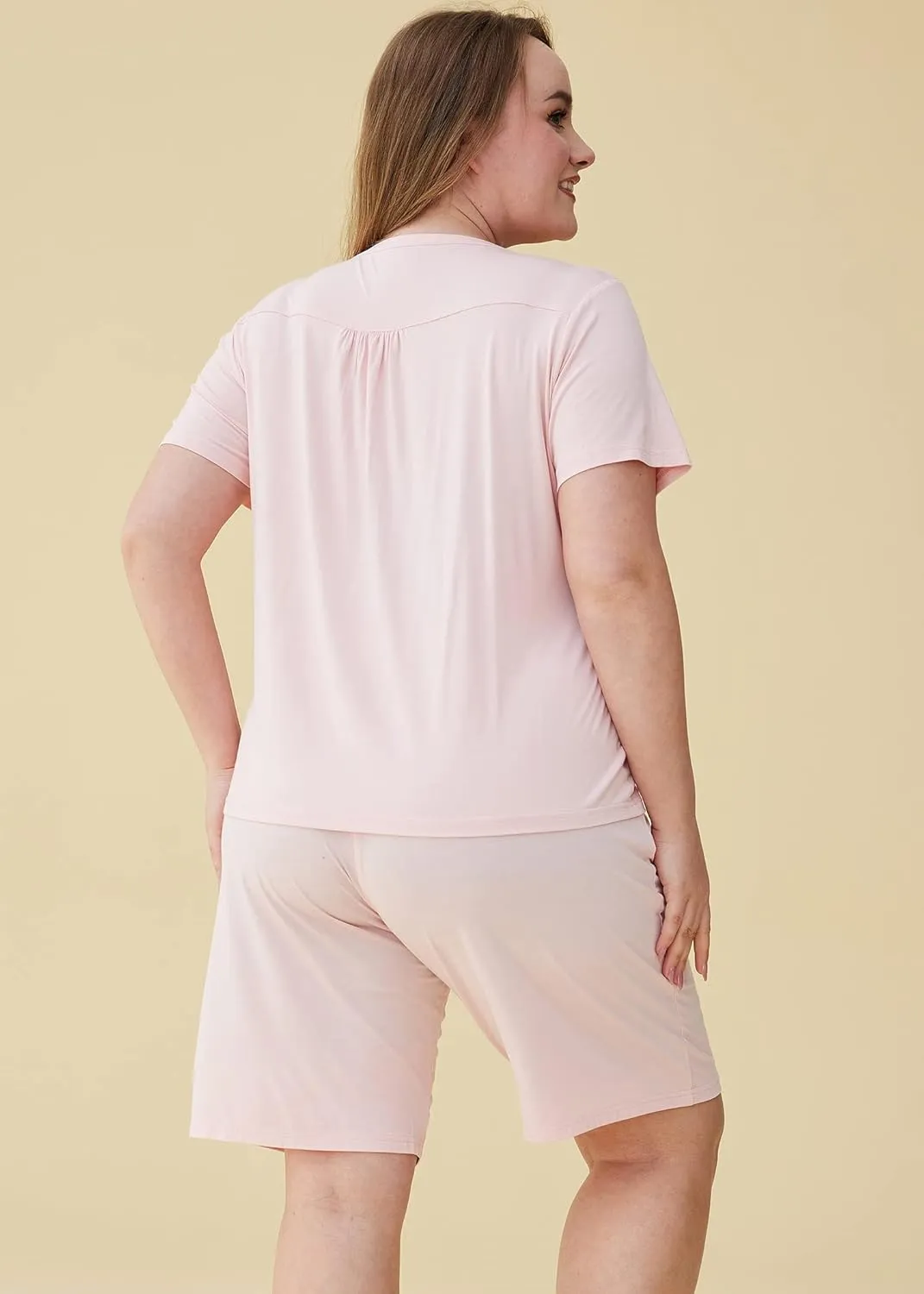 Latuza Women's Viscose Bermuda Shorts Pajama Set