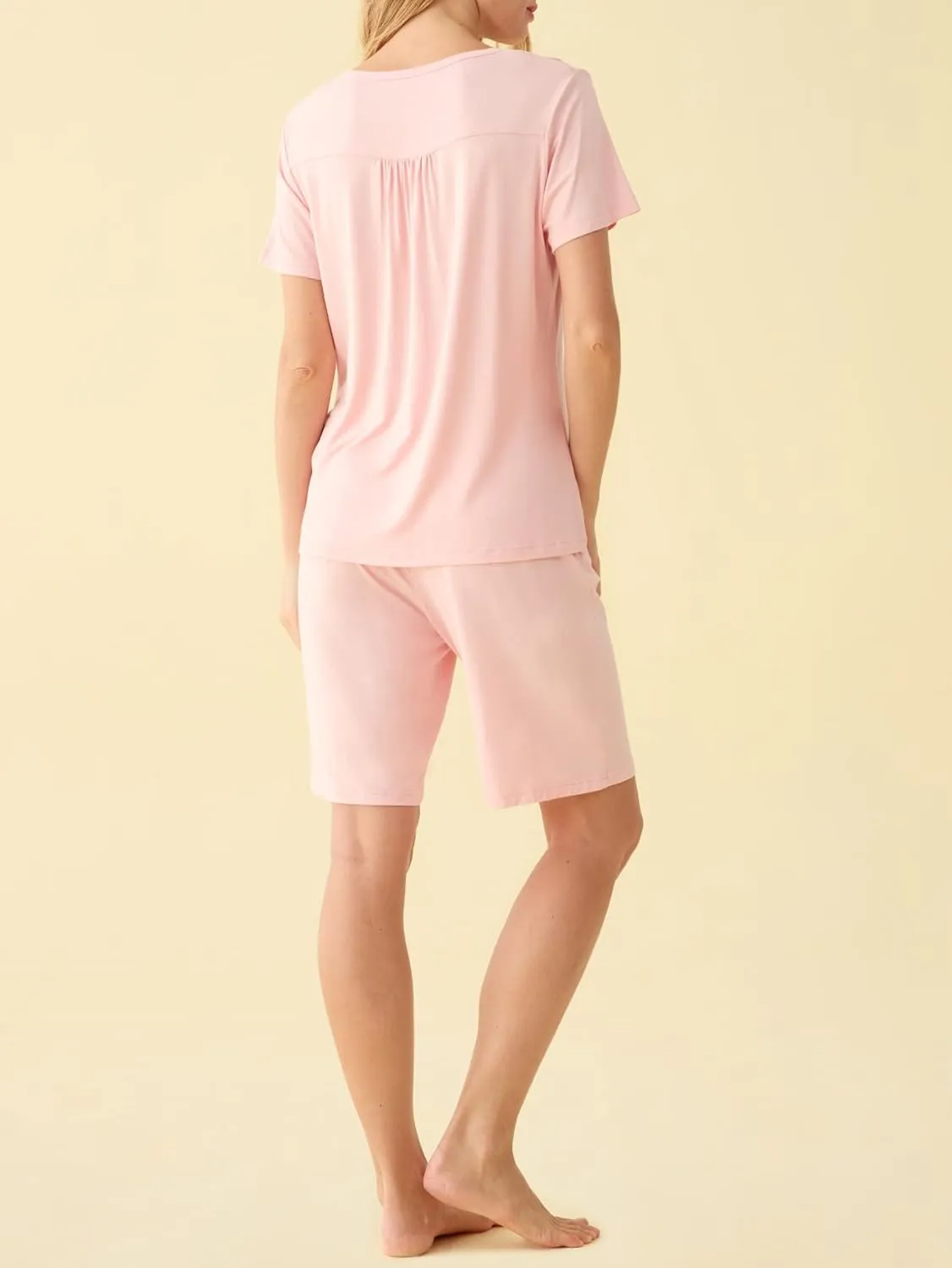Latuza Women's Viscose Bermuda Shorts Pajama Set