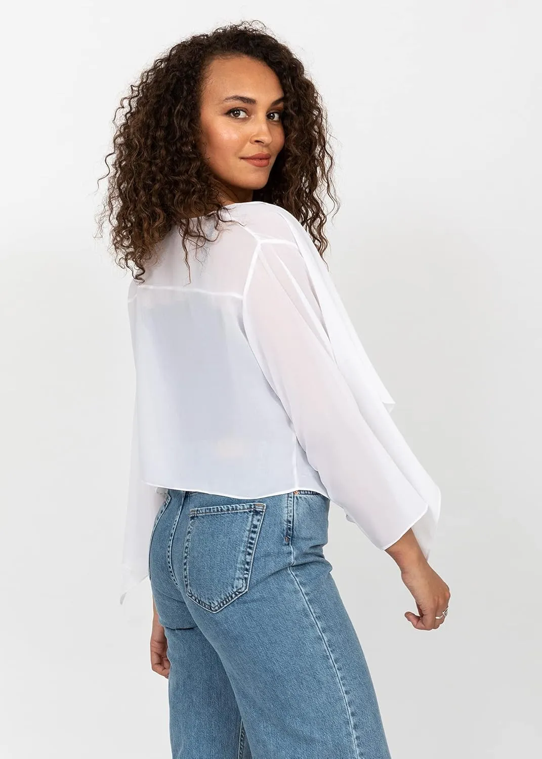 likemary Bolero Shrugs for Women - Bolero Jackets & Shrug Cardigans for Dresses - Elegant Sheer Cover Ups for Day & Evening