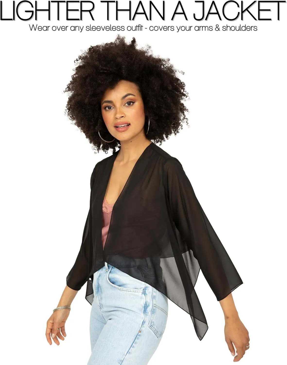 likemary Bolero Shrugs for Women - Bolero Jackets & Shrug Cardigans for Dresses - Elegant Sheer Cover Ups for Day & Evening