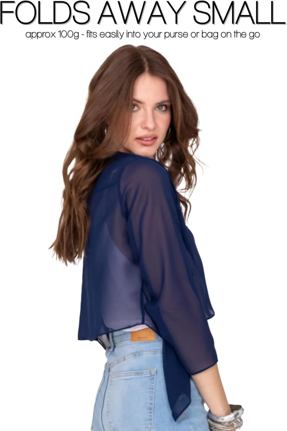 likemary Bolero Shrugs for Women - Bolero Jackets & Shrug Cardigans for Dresses - Elegant Sheer Cover Ups for Day & Evening