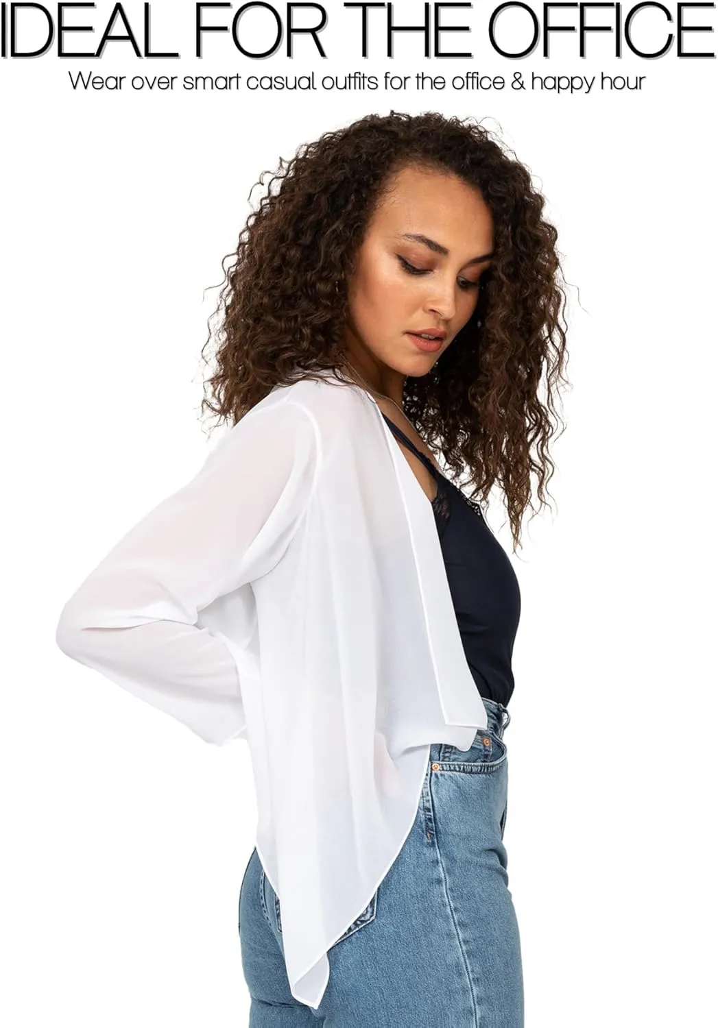 likemary Bolero Shrugs for Women - Bolero Jackets & Shrug Cardigans for Dresses - Elegant Sheer Cover Ups for Day & Evening