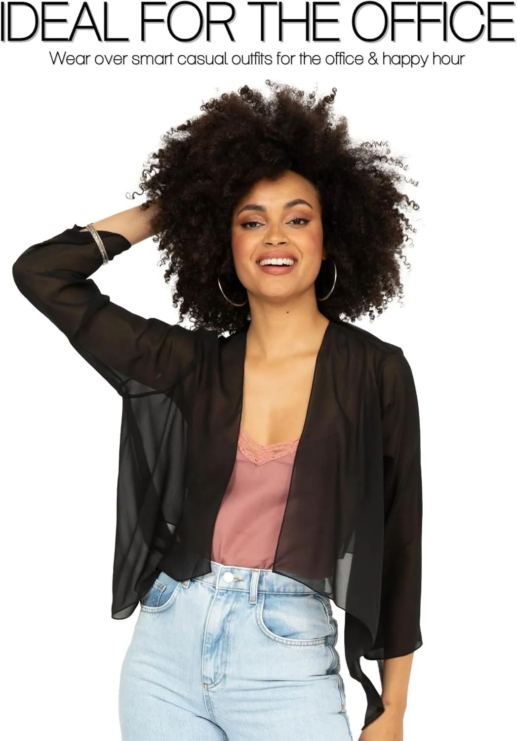 likemary Bolero Shrugs for Women - Bolero Jackets & Shrug Cardigans for Dresses - Elegant Sheer Cover Ups for Day & Evening