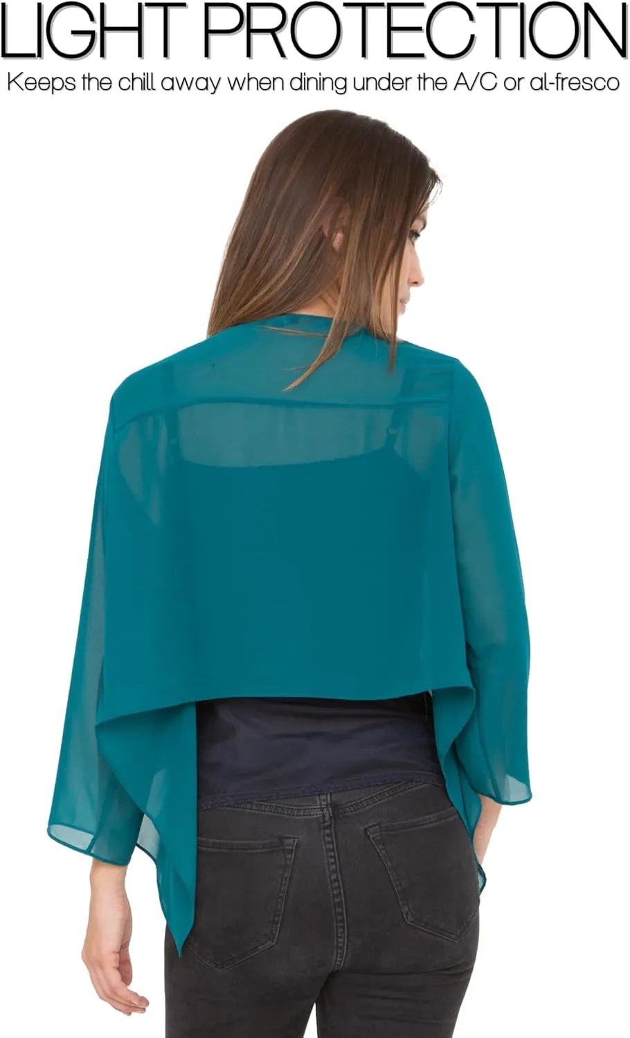 likemary Bolero Shrugs for Women - Bolero Jackets & Shrug Cardigans for Dresses - Elegant Sheer Cover Ups for Day & Evening